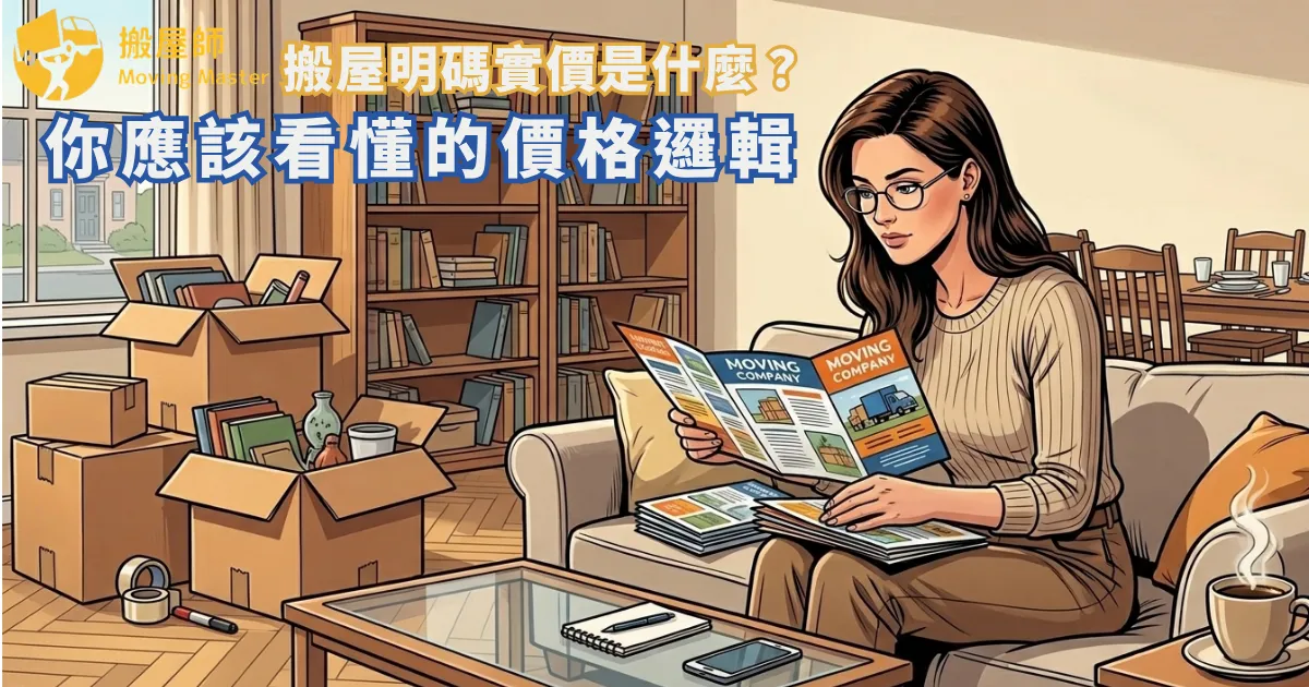 搬屋明碼實價是什麼？你應該看懂的價格邏輯 | 搬屋師 Moving Master